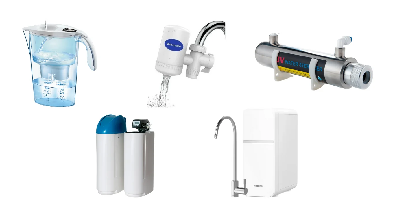 Comparativa de sistemas de filtración de agua